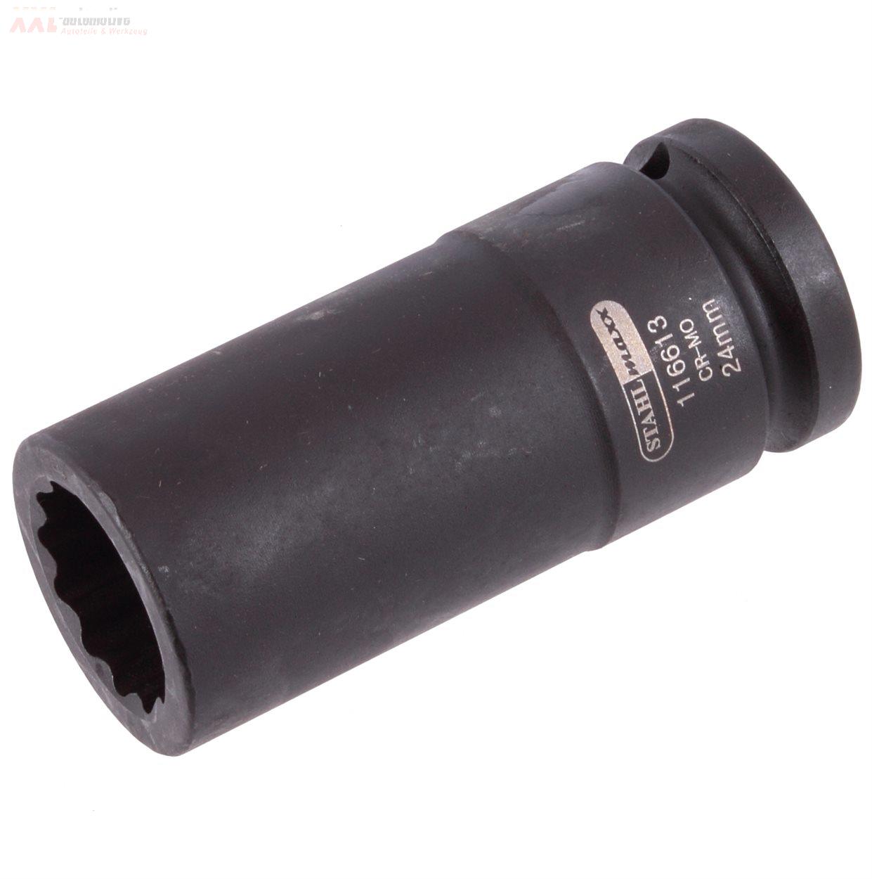 Druckluft Schlagschrauber 1//2/" Nuss 35 mm 12-kant Steckschlüssel Antriebswellen