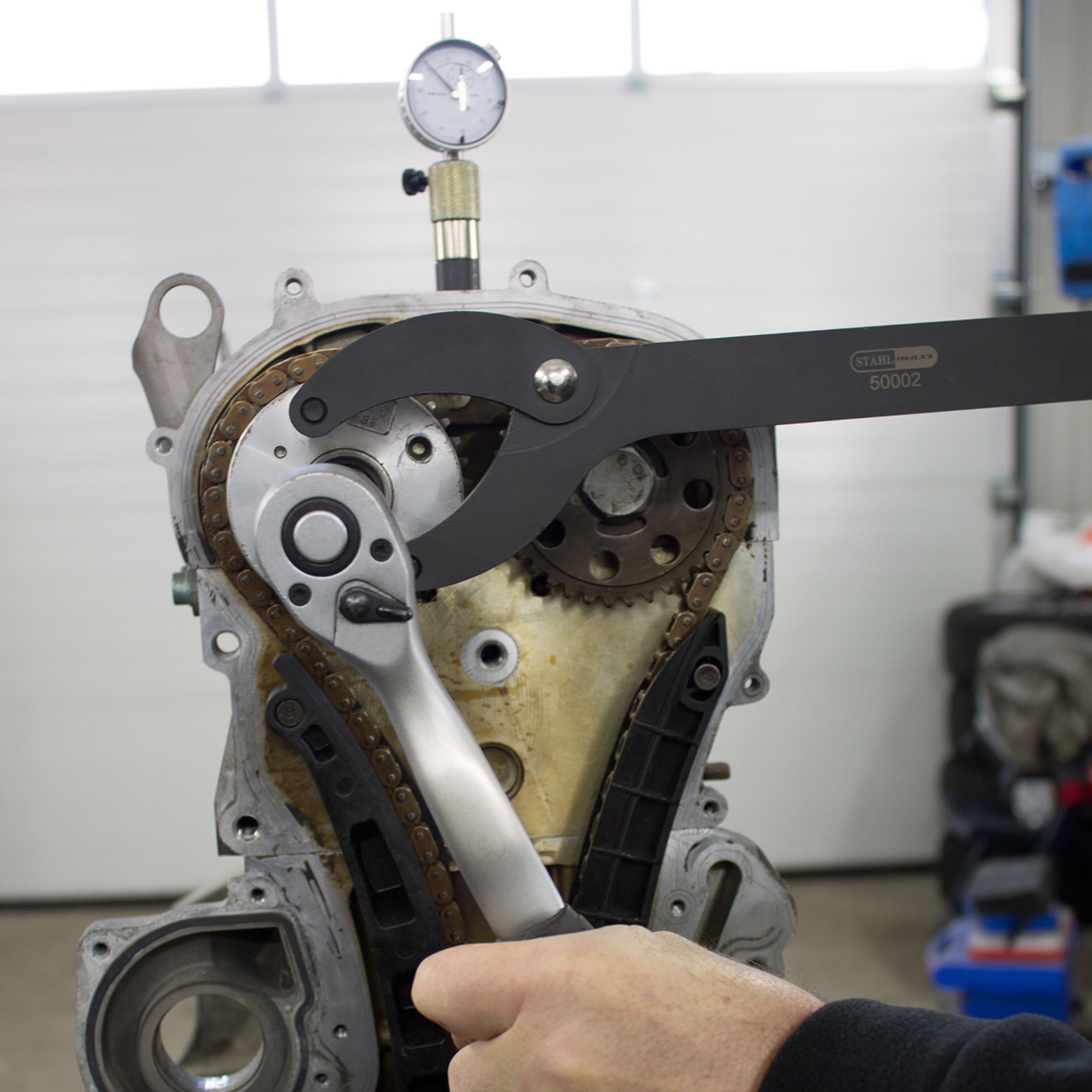 Chiave Per Albero A Camme E Gomito VAG 3036 - Strumento Per Montaggio Pulegge VW, Audi, Skoda